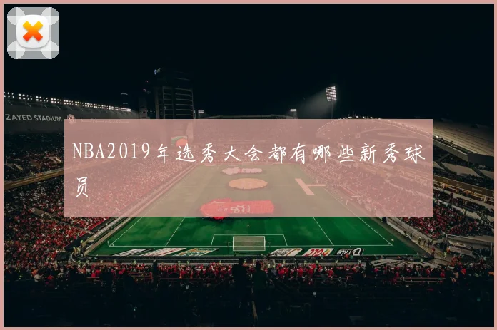NBA2019年选秀大会都有哪些新秀球员